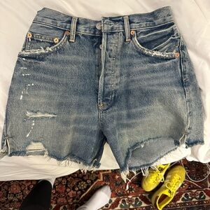Distressed Denim Women's Shorts
